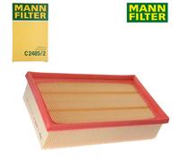 Mann - C2485/2 Filtro Aria Per Renault Clio III Nissan NV200 / Evalia Bus Cube