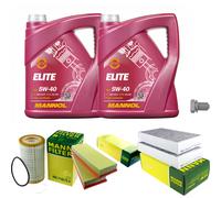 MANN Controllo Set 10 L MANNOL Elite 5W-40 Per Mercedes R-Klasse W251 V251
