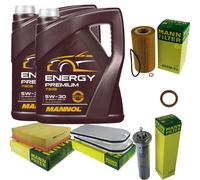 MANN Controllo Set 10 L MANNOL Energy Premium 5W-30 Per BMW 7 Serie 740I IL