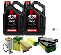 MANN Controllo Set 10 L MOTUL 4100 SYN-ERGY SPEC 10W40 Per Mercedes S-Klasse