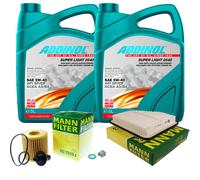 Mann Controllo Set 10L ADDINOL 0540 SUPER LIGHT 5W-40 Per Lotus Evora