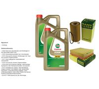 Mann Controllo Set 10L castrol edge 5W-30 C3 per BMW 7er 740i Il 735i 5er