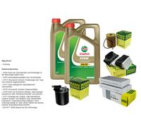 Mann Controllo Set 10L castrol edge 5W-30 C3 per Mercedes - Benz R - Classe