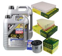 MANN Controllo Set 10L Liqui Moly 5W-30 per Ford Mondeo IV Turnier 1.6