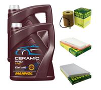 MANN Controllo set 10L MANNOL Ceramic per 10W-40 per Mercedes Benz Classe C