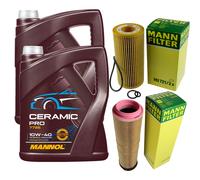 MANN Controllo Set 10L MANNOL Ceramic Pro 10W-40 Per Mercedes-Benz E-Class