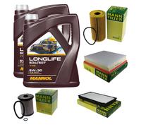 Mann Controllo Set 10L mannol Longlife 504/507 5W-30 per Opel Box