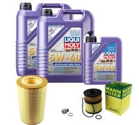 MANN Controllo Set 11 L LIQUI MOLY Leichtlauf High Tech 5W-40 Per Saab 9-5