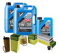 MANN Controllo set 11 L LIQUI MOLY Longtime High Tech 5W-30 per Audi A6