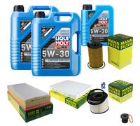 Mann Controllo Set 11 L Liqui Moly Longtime High Tech 5W-30 Per Audi Q7 3.0