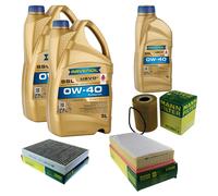MANN Controllo Set 11 L RAVENOL SSL 0W-40 per Porsche Cayenne 4.8 S