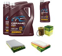 MANN Controllo set 11L MANNOL Ceramic per 10W-40 per Mercedes Benz Classe C