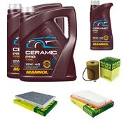 MANN Controllo set 11L MANNOL Ceramic per 10W-40 per Mercedes Benz Classe C