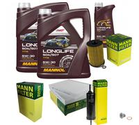 Mann Controllo Set 11L mannol Longlife 504/507 5W-30 per BMW 7er 750i SX
