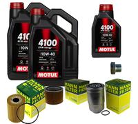 MANN Controllo Set 11L MOTUL 4100 SYN-ERGY SPEC 10W40 Per Nissan Patrol GR V