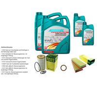 Mann Controllo Set 12L Addinol 0540 Super Light 5W-40 per Mercedes W463 TG