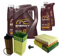 MANN Controllo Set 12L MANNOL Energy 5W-30 per Land Rover Range 3.6 D 4x4