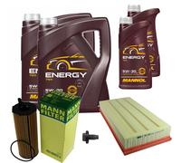 MANN Controllo Set 12L MANNOL Energy 5W-30 per Land Rover Range 3.6 D 4x4