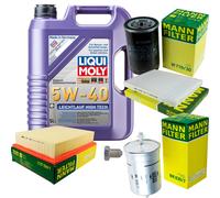 Mann Controllo Set 5 L Liqui Moly Bassa Visciosità High-Tech 5W-40 per VW Gold