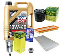 Mann Controllo Set 5 L Liqui Moly Leichtlauf 10W-40 Per Fiat Punto Cabriolet