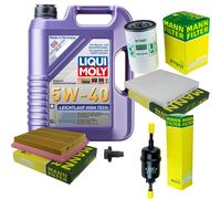 MANN Controllo Set 5 L LIQUI MOLY Leichtlauf High Tech 5W-40 Per Mazda 2 DY