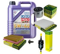 MANN Controllo Set 5 L LIQUI MOLY Leichtlauf High Tech 5W-40 Per Mazda 2 DY