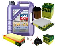 MANN Controllo Set 5 L LIQUI MOLY Leichtlauf High Tech 5W-40 Per Mazda 2 DY