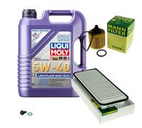 Mann Controllo Set 5 L LIQUI MOLY Leichtlauf High Tech 5W-40 Per Toyota IQ