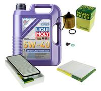 Mann Controllo Set 5 L LIQUI MOLY Leichtlauf High Tech 5W-40 Per Toyota IQ