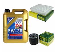 MANN Controllo Set 5 L LIQUI MOLY Longlife 5W-30 per Mitsubishi Grandis 2.4