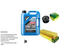 MANN Controllo Set 5 L LIQUI MOLY Longtime High Tech 5W-30 Per Renault Rapid