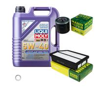 Mann Controllo Set 5 L Liqui Moly Scorrevolezza High-Tech 5W-40 per Kia Soul II