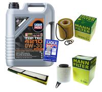 Mann Controllo Set 5 L Liqui Moly Top Tec 4210 0W-30 per BMW 1er 116i 118i
