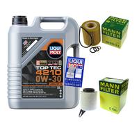 MANN Controllo Set 5 L Liqui Moly Top Tec 4210 0W-30 Per BMW 1Er 116I 118I