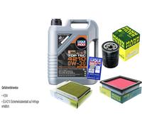 Mann Controllo Set 5 L Liqui Moly Top Tec 4210 0W-30 per Nissan Note