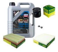 Mann Controllo Set 5 L Liqui Moly Top Tec 4600 5W-30 per IN Legno Opel Meriva