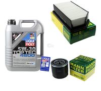 MANN Controllo Set 5 L Liqui Moly Top Tec 5W-30 per Hyundai IX20 1.4 1.6 i20