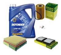 MANN Controllo Set 5 L MANNOL Defender 10W-40 Per BMW 3er Compact 316i 316g
