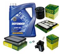 Mann Controllo Set 5 L Mannol Defender 10W-40 Per Toyota Corolla Compact 1.4