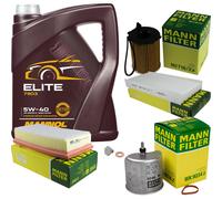 Mann Controllo Set 5 L mannol Elite 5W-40 per Citroën Fiat Jumpy Cassone