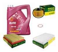 MANN Controllo Set 5 L MANNOL Elite 5W-40 Per Nissan Pulsar Schrägheck C13