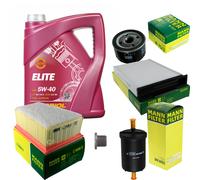 MANN Controllo Set 5 L MANNOL Elite 5W-40 Per Renault Megane II BM0/1