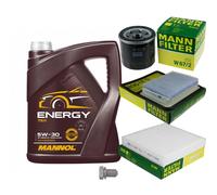 MANN Controllo Set 5 L MANNOL Energy 5W-30 Per Daihatsu Terios 1.5 VVT-I 4X4