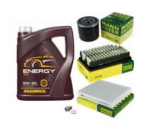 MANN Controllo Set 5 L MANNOL Energy 5W-30 Per KIA Soul 1.6 GDi AM