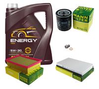 MANN Controllo Set 5 L MANNOL Energy 5W-30 Per Mazda Tribute 2.3 AWD EP