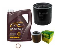 MANN Controllo Set 5 L MANNOL Energy 5W-30 Per Opel Campo 2.5 D 4x4 TF