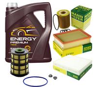 Mann Controllo Set 5 L mannol Energy Premium 5W-30 per Opel Mokka / x Scheda Di