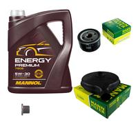 MANN Controllo Set 5 L MANNOL Energy Premium 5W-30 Per Renault Super B C40