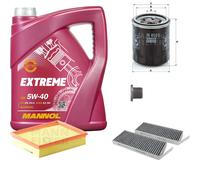 Mann Controllo Set 5 L mannol extreme 5W-40 per Renault Latitudine 2.0