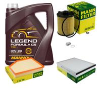MANN Controllo Set 5 L MANNOL Legend Formula C5 0W-20 Per Volvo V40